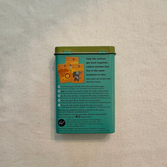 Petit Collage -  Animal Kingdom Card Game in Tin - Picture 5 of 6